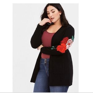 Black Rose Cardigan
